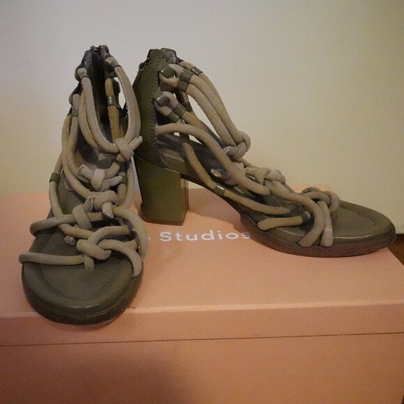 Alexander Wang Tempest Rope Knot Heels - Picture 6 of 7